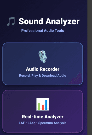Sound Analyzer & Recorder